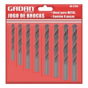 KIT 8 BROCAS PARA METAL