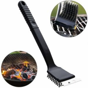 ESCOVA LIMPA GRELHA 12" COM RASPADOR